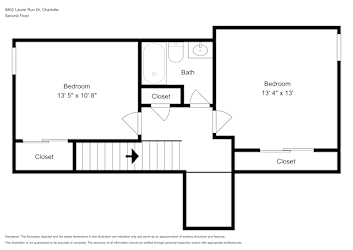 Floor plan 2 for 8802 Laurel Run Dr