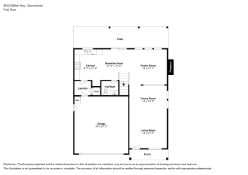 Floor plan 1 for 8812 Billfish Way