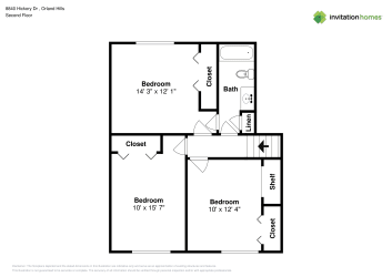 Floor plan 2 for 8840 Hickory Dr