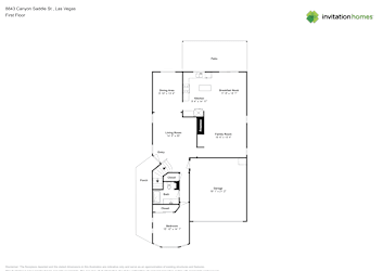 Floor plan 1 for 8843 Canyon Saddle St
