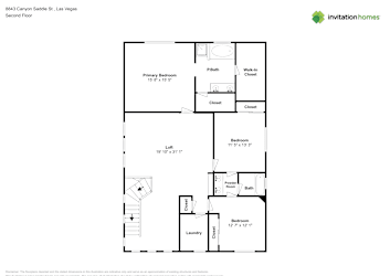Floor plan 2 for 8843 Canyon Saddle St