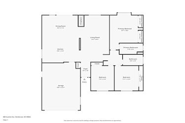 Floor plan 1 for 888 Scarlet Ave