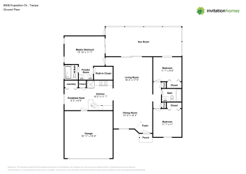 Floor plan 1 for 8908 Exposition Dr