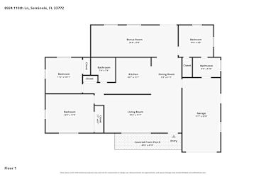 Floor plan 1 for 8924 110th Ln