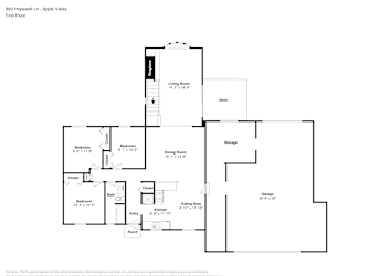 Floor plan 2 for 893 Hopewell Ln