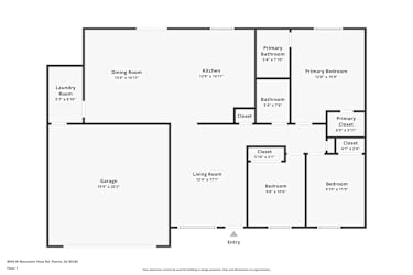 Floor plan 1 for 8944 W Mountain View Rd