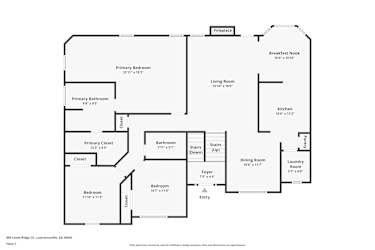 Floor plan 2 for 895 Lewis Ridge Cir
