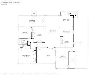 Floor plan 1 for 900 W Camino Real