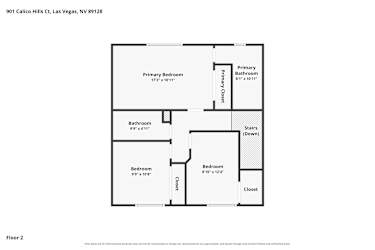 Floor plan 2 for 901 Calico Hills Ct
