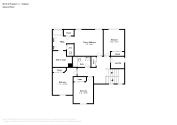 Floor plan 2 for 9012 W Preston Ln