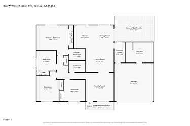 Floor plan 1 for 902 W Westchester Ave