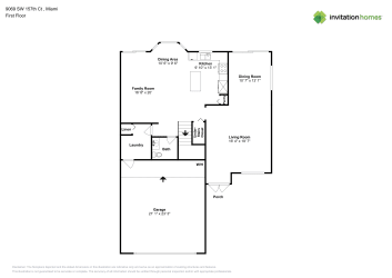 Floor plan 1 for 9069 SW 157th Ct