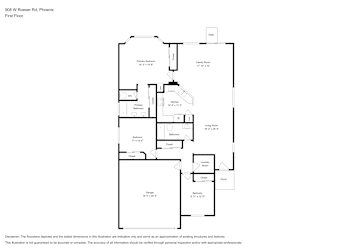 Floor plan 1 for 908 W Roeser Rd