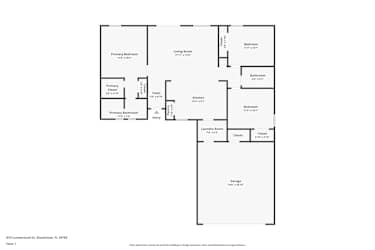 Floor plan 1 for 910 Cumberland Dr