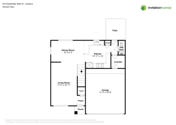 Floor plan 1 for 910 Doubletree Glen Dr