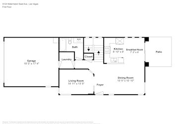 Floor plan 1 for 9124 Watermelon Seed Ave