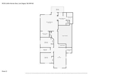 Floor plan 2 for 9133 Little Horse Ave