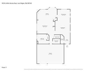 Floor plan 1 for 9133 Little Horse Ave