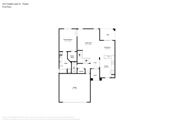 Floor plan 1 for 916 Cristelle Jean Dr