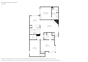 Floor plan 1 for 9167 Golden Sunshine Dr