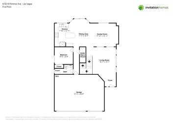 Floor plan 1 for 9192 W Richmar Ave