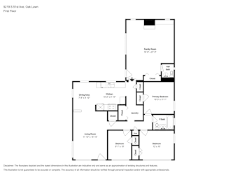 Floor plan 1 for 9219 S 51st Ave