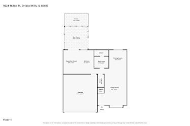 Floor plan 1 for 9224 162nd St