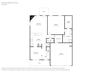 Floor plan 1 for 927 Spring Meadow Dr