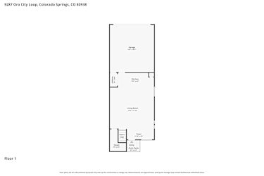 Floor plan 1 for 9287 Oro City Loop