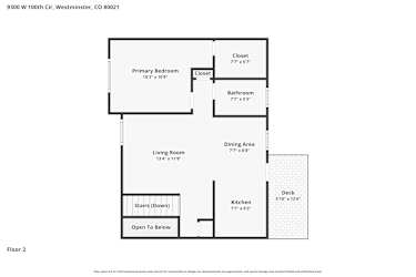 Floor plan 2 for 9300 W 100th Cir