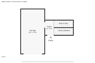 Floor plan 1 for 9300 W 100th Cir