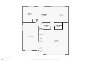 Floor plan 1 for 9318 N 85th Dr