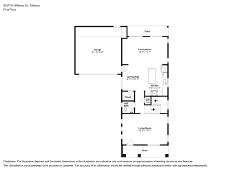 Floor plan 1 for 9327 W Williams St