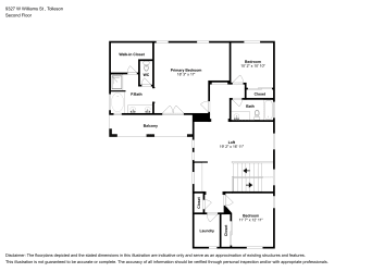 Floor plan 2 for 9327 W Williams St