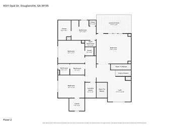 Floor plan 2 for 9331 Opal Dr
