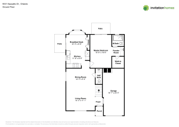 Floor plan 1 for 9331 Sausalito Dr