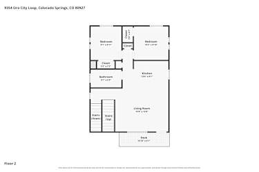 Floor plan 2 for 9354 Oro City Loop