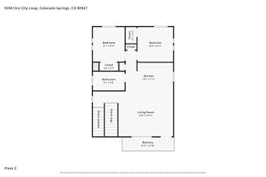 Floor plan 2 for 9358 Oro City Loop