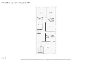 Floor plan 2 for 9387 Oro City Loop