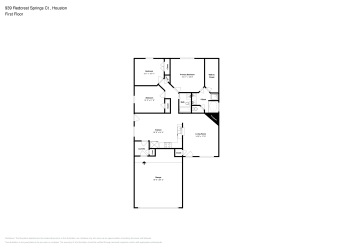 Floor plan 1 for 939 Redcrest Springs Ct