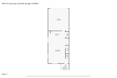 Floor plan 1 for 9401 Oro City Loop