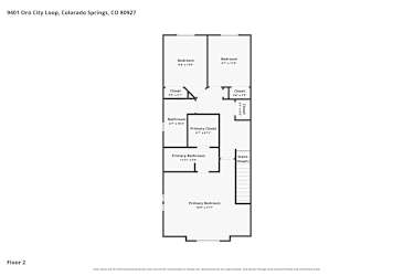Floor plan 2 for 9401 Oro City Loop
