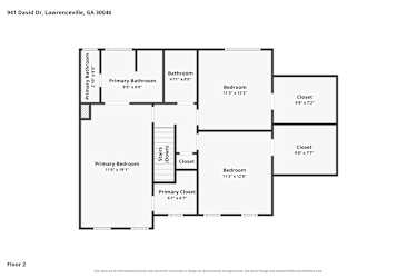 Floor plan 2 for 941 David Dr