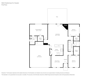 Floor plan 1 for 9422 Chartermoss Cir