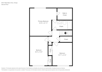 Floor plan 3 for 943 E Manhatton Dr