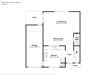 Floor plan 1 for 9430 E Plum Harbor Way
