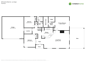 Floor plan 1 for 948 Country Skies Ave