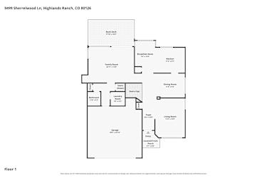 Floor plan 2 for 9499 Sherrelwood Ln