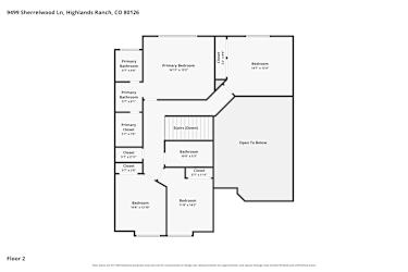 Floor plan 3 for 9499 Sherrelwood Ln