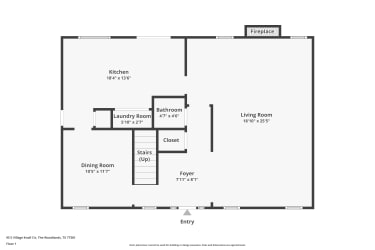 Floor plan 1 for 95 S Village Knoll Cir
